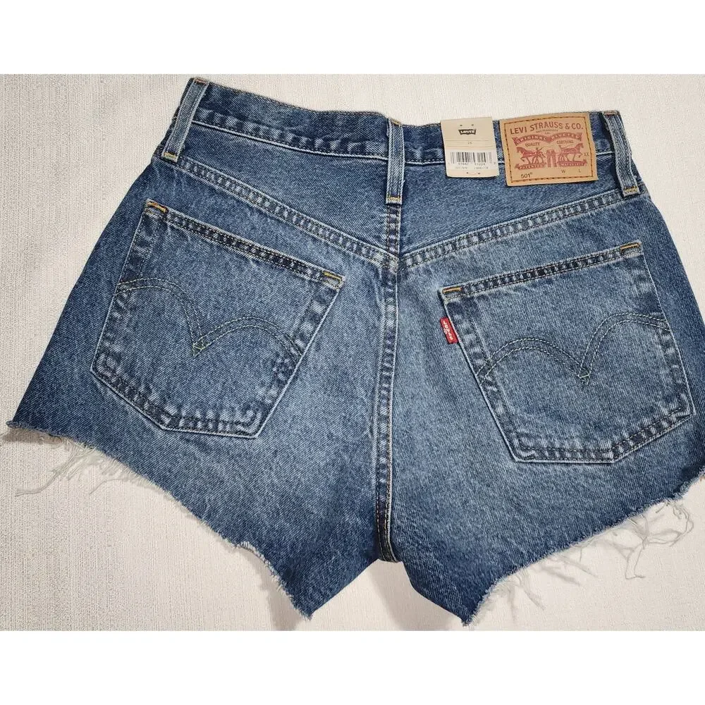 Levi's women's shorts 501 button fly W26''